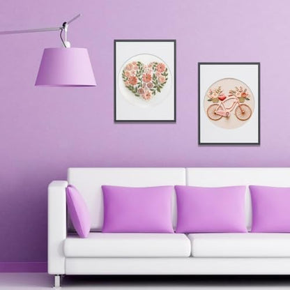 Huacan Embroidery Kit for Beginners with Tutorial Video & Gift Box - Image 6