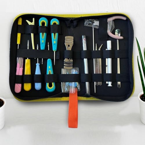 Nimozek 32PCS Professional Candle Making Tools Kit, Candle Wick Punching & Threading Set with Storage Bag, Round Nose Pliers & Essential Accessories for Soy Candle DIY, Mold Punching & Wick Centering - Image 7