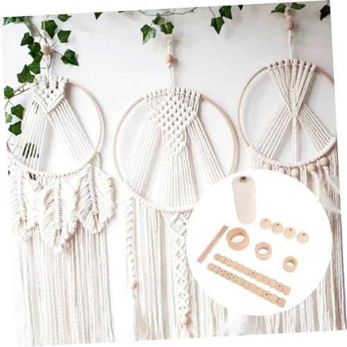 PRETYZOOM Macrame Tapestry Craft Kit Complete DIY Tapestry Material Kit Macrame Cords for Adults Home Adornment - Image 3