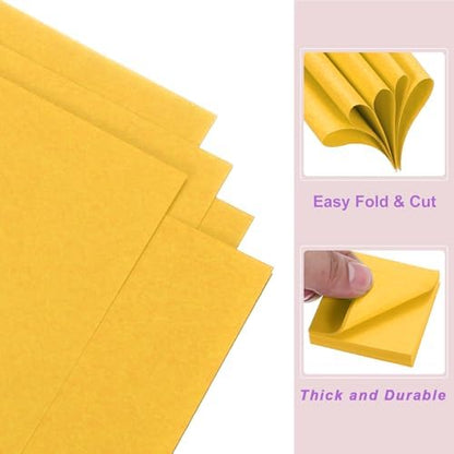 DMiotech 500 Sheets 2x2 Inch Origami Paper, Pale Yellow Square Origami Paper Easy Fold Double Sided Paper for DIY Arts and Crafts - Image 5