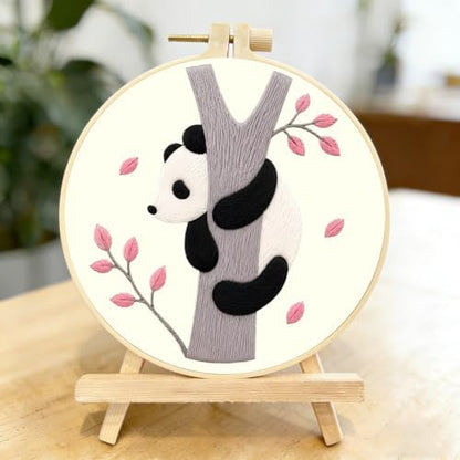 3 Packs Embroidery Kit for Adults, Embroidery for Beginners (Animal-2) - Image 3