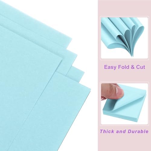 DMiotech 500 Sheets 2x2 Inch Origami Paper, Light Blue Square Origami Paper Easy Fold Double Sided Paper for DIY Arts and Crafts - Image 5