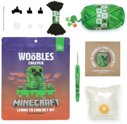 The Woobles Minecraft Crochet Kit for Beginners (Creeper) - Image 4