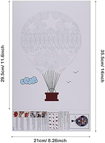 Woohome 48 PCS Paper Quilling Kit, Paper Quilling Making Drawing Design and Papers Quilling Tools for Quilling Art Paper DIY Drawing Handcraft Handmade, Home Decoration - Image 4