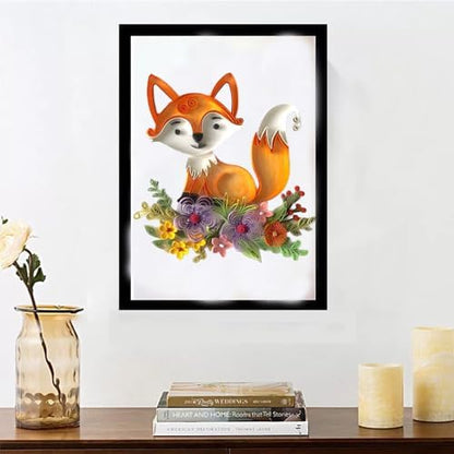Fox Paper Quilling Kit Paper Quilling Adult Craft Great for DIY Craft Workshop, Home Decoration, Birthday Gift,Adult Friend interaction.It's Suitable for Adult and Craftsmen.Creative Stress Reliee. - Image 5