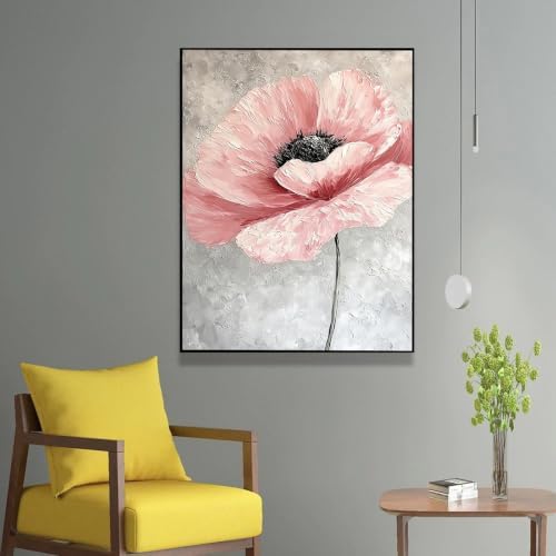 Nancency DIY Paint by Number for Adults,Painting Kits for Adult,Color by Numbers,Paint by Number Canvas Crafts Watercolor for Beginner Room Decor (flower2) - Image 6