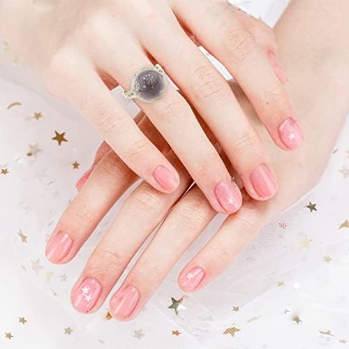 SUNNYCLUE 30Pcs 12mm Adjustable Cabochon Ring Settings with 30Pcs Round Glass Dome Cabochons Blank Finger Rings for DIY Ring Making Jewelry Making Supplies Adult Handmade Craft - Image 7