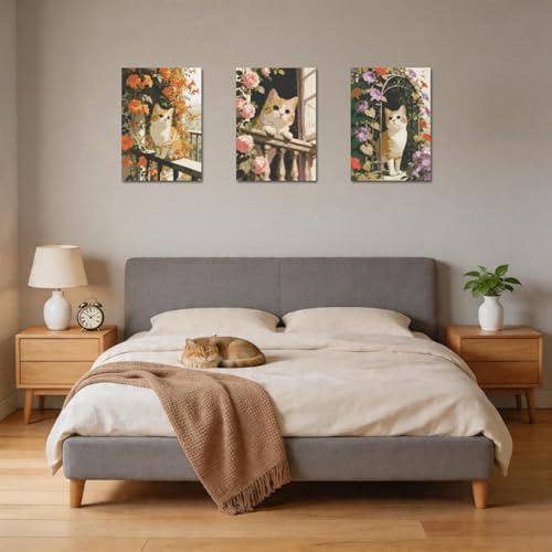 DOTSOPS 5D 6 Pcs Cat Diamond Painting Kits for Adults Diamond Art Kits - Image 6