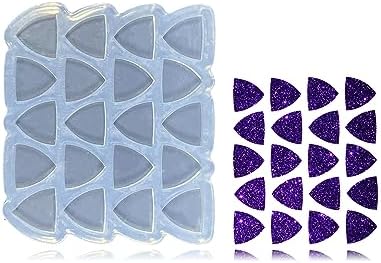 Mini Guitar Pickup Shape Earring Molds Small Resin Mold Clear Silicone Mold for DIY Earrings, Ear Studs, Pendant, Jewelry Making Crafts, Chocolate Cake Mold by AngelWings