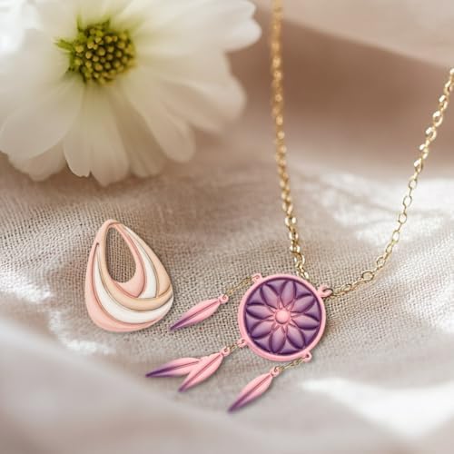 ORIGACH 12 Pcs Boho Knot Macrame Polymer Clay Cutters Set - Image 5