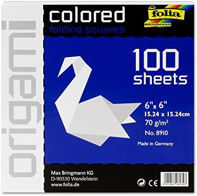 Speedball Art Products Company 8910 Folia Origami Origami Paper, 6" x 6", White by SpeedballArt