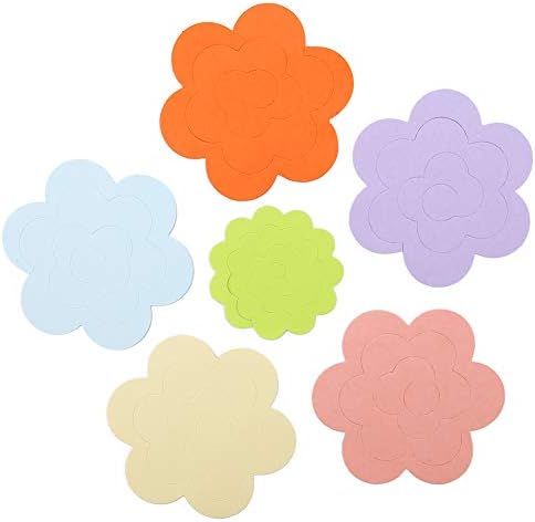 Culnflun 20PCS Flower Design Paper Quilling Kit with Quilling Strips, Colorful Quilling Paper for DIY Rosette Flower Crafts, Paper Quilling Supplies for Adults Beginners - Image 3