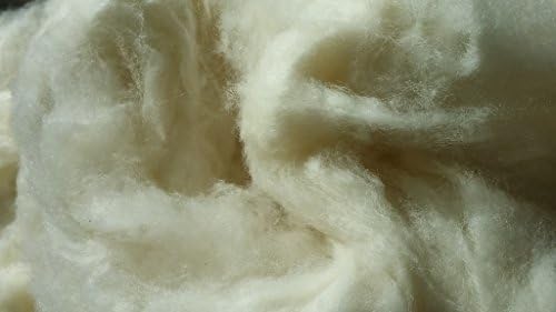 iMongol Carded Lambs Wool Stuffing Batting for Needle Felting, Knitted Crafts, Bright Creations, Pillow Filler, Stuffed Animals, Cushions,Super Clean Fine, Natural White(3.6oz / 100grams) - Image 5