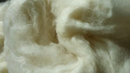 iMongol Carded Lambs Wool Stuffing Batting for Needle Felting, Knitted Crafts, Bright Creations, Pillow Filler, Stuffed Animals, Cushions,Super Clean Fine, Natural White(3.6oz / 100grams) - Image 5