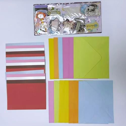 Huralona Greeting Card Making Supplies Envelope Kit Gift Anniversary Craft - Image 4