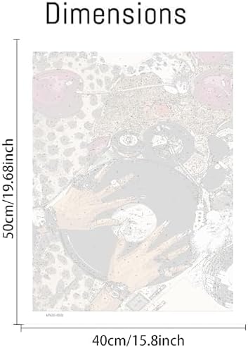 VIGEGU Paint by Numbers Kit for Adults Beginner,Trendy Leopard Easy Adult Paint by Number Kits on Canvas DIY Painting for Beginners Art by Numbers for Home Wall Decor 16x20 Inch - Image 4