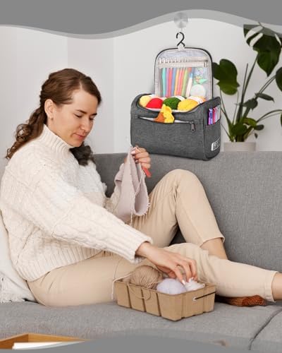 Aeelike Crochet Kit for Beginners Adults Kids, Complete Crochet Kits, Gray - Image 5