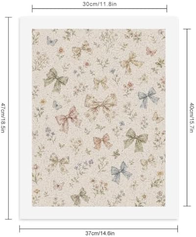 Paint by Numbers Kit for Adults Beginner Art Decor Vintage Bow Floral - Image 2