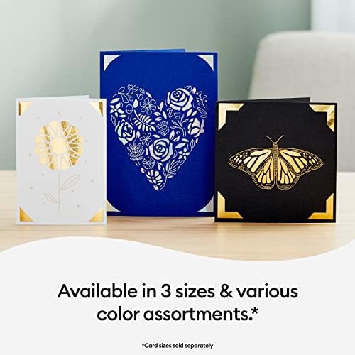 Cricut Foil Transfer Insert Cards R10, Easy Release Foil to Craft Cricut Cards, Create Birthday Cards, Thank You Cards, Compatible with Cricut Joy/Maker/Explore Machines, Royal Flush Sampler (18 ct) - Image 5