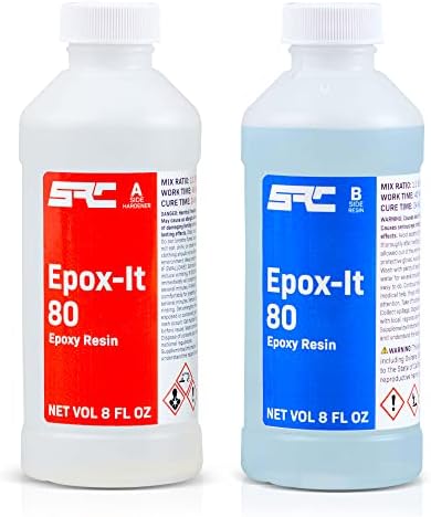 Epox-It 80, 16 Oz Multi-Purpose High Gloss Clear Epoxy Resin Kit by Epox-It