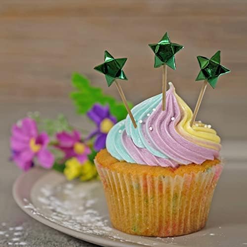 500-Strips Green Foil Paper Strips for Making Origami Stars, Lucky Stars, Puff Stars. Reflective Mirror Shiny Paper Strips, 0.5 x 11 inch. (Green Foil, 500) - Image 5