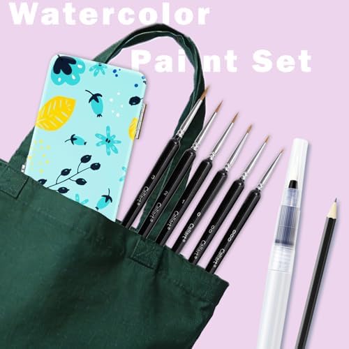 Caliart 100 Colors Watercolor Paint Set, Portable Art Supplies Palette Kit - Image 4