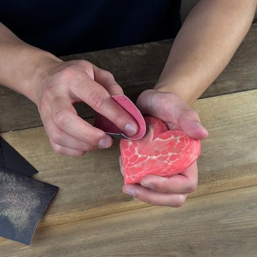 Sharky Beginner Heart Wood Carving Kit for Adults - Image 6