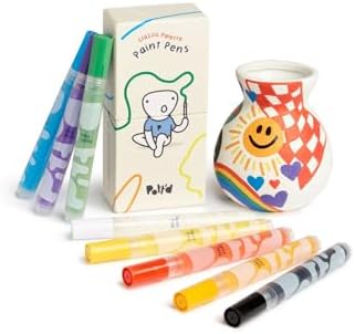 Pott'd Deluxe Edition Air Dry Clay at-Home Pottery Kit for Beginners Including Tools, Paints, Brushes, Varnish Seal, Instruction and Inspo Guide, Paint Pens, Pottery Stamps - Image 3