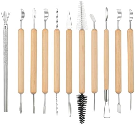 40 Pc Clay Sculpting Tool Set,Pottery Carving Tool Kit,Clay Modeling Tool - Image 4