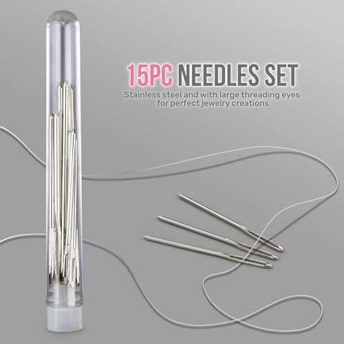 Hi-Spec Jewelry Making Supplies Kit for Adults with Findings Accessories - Image 4