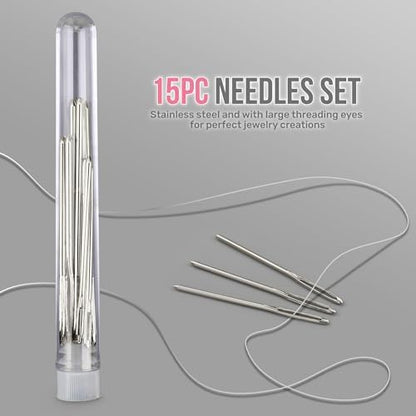 Hi-Spec Jewelry Making Supplies Kit for Adults with Findings Accessories - Image 4