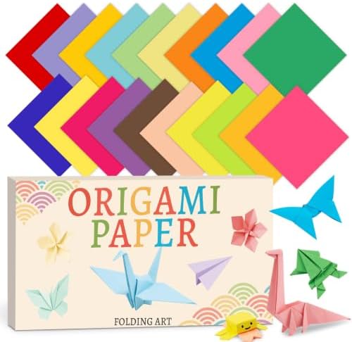 hapray 230 Sheets Origami Paper, 20 Colors 6x6 Double Sided Origami Kids 5+ by hapray