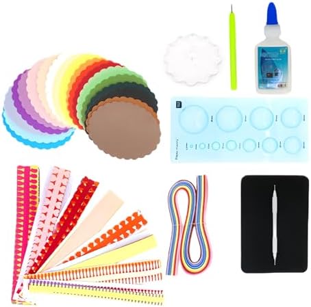 Quilling Kit Colorful Cardmaking Handmade Supplies by Unknown