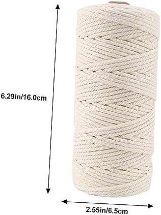 ABOOFAN DIY Macrame Kit Cotton Rope Craft Supplies for Wall Hanging Tapestry Unique Macrame Tapestry Material for Adults Beginners - Image 2