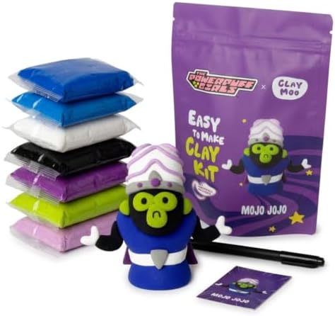 Mojo JoJo Clay Kit – Air Dry Foam Clay Craft for Adults & Teens by Claymoo