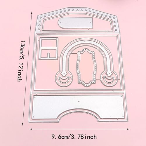 AlinaCraft 1set Card Bag Metal Cutting Die Cut for Handmade Gift Cards Holder Gift Wrap Money Packing Paper Craft Scrapbooking for DIY Holiday Gifts Friends Family Kids Present - Image 2
