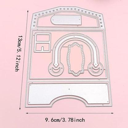 AlinaCraft 1set Card Bag Metal Cutting Die Cut for Handmade Gift Cards Holder Gift Wrap Money Packing Paper Craft Scrapbooking for DIY Holiday Gifts Friends Family Kids Present - Image 2