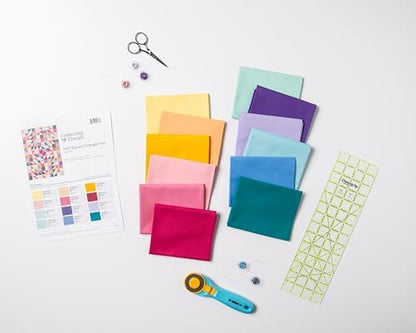 Connecting Threads Triangle Lap Throw Quilt Sewing Kit for Beginners - Image 2