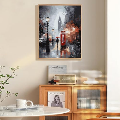 Paint by Numbers Kit for Adults Beginner 16x20 Inch, London City View - Image 2