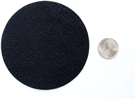 Playfully Ever After Black Craft Felt Circles (4 Inch - 19pc) - Image 2