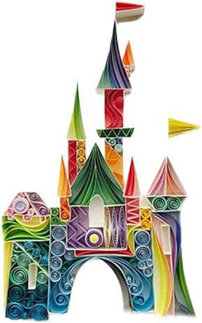 Castle Paper Quilling Kit Paper Quilling Adult Craft Great for DIY Craft Workshop, Home Decoration, Birthday Gift,Adult Friend interaction.It's Suitable for Adult and Craftsmen.Creative Stress Reliee. - Image 4