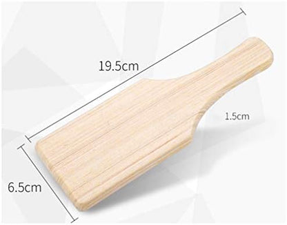 Wooden Sculpture Tools 2Pcs Clay Modeling Paddle Boards 7.67In for Ceramic Pottery Crafting Smooth Carving and DIY Art Projects - Image 7