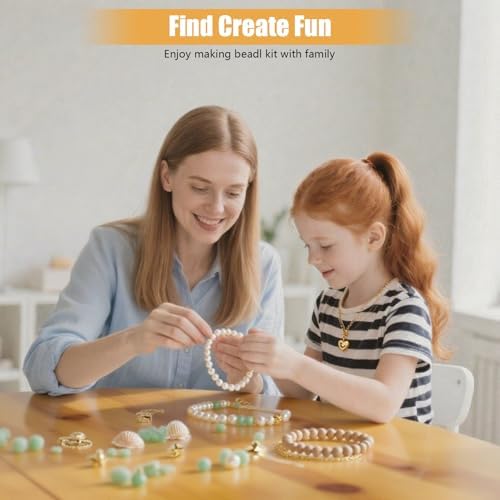 Lisaruq Jewelry Making kit, 20+Varieties, 300+Natural Stone Beads, 1700+Beads 、Accessories and Storage Box, can DIY 50+Bracelets, Necklaces, Earrings，Rings, etc. Suitable for Adults - Image 5