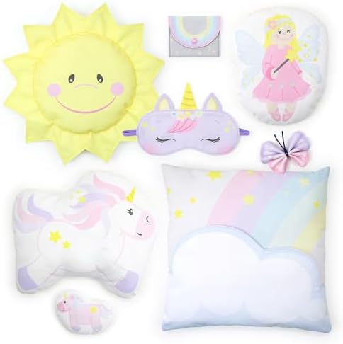 kullaloo Fabric Sewing kit for Beginners - with Video Instructions - Cut & Sew Fabric Panel with Unicorn and Fairy - DIY Carft for Girls (Magic World) - Image 6
