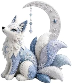 Arctic Winter Guardians DIY Patchwork Kit - 3D Felt Animal Sewing Kit - DIY Patchwork Animal Kit for Beginners, Handmade Felt Craft Kit for Home Decor & Creative Gift (blue1) - Image 7