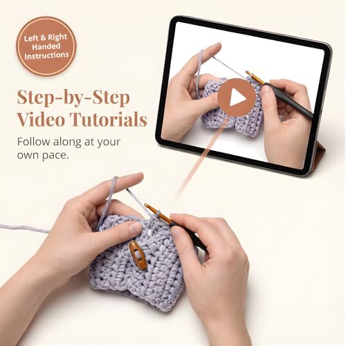 Crochet Kit for Beginners, 3 Easy Projects, Absolute Beginner Starter Kit - Image 3