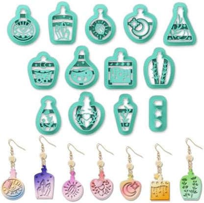 ORIGACH 13 Pcs Magic Potion Bottle Polymer Clay Cutters Set by ORIGACH