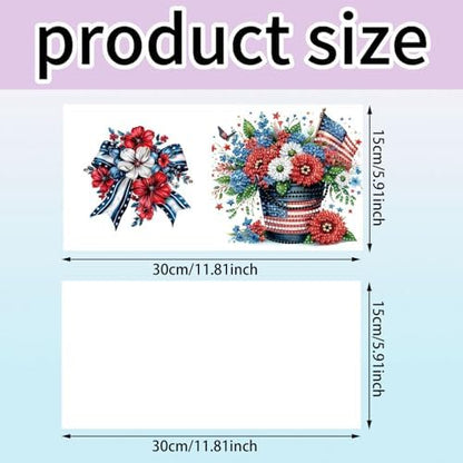 6Pcs Greeting Card DIY Diamond Art Painting Greeting Cards Special Shaped Holiday Blessing Folding Card Kit with Envelopes Arts Crafts for Birthday Festival-Bouquet - Image 6