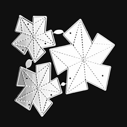 Luyismer Windmill Metal Cutting Dies Stencil Scrapbooking Album Stamp Paper Card for Handmade Greeting Cards Embossing Decor Metal Cutting Dies for Cards - Image 5