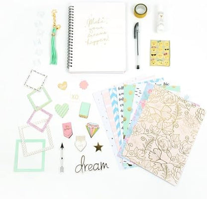 STMT D.I.Y.Journal Set, Stationary Kit with Notebook for Writing and Drawing, DIY for Girls Ages 8+, Dreamers Become Doers - Image 2